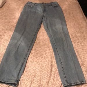 Light blue vintage jeans